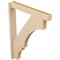 Ekena Millwork 5 1/2-in W x 34-in D x 46-in H Balboa Block Rough Cedar Woodgrain TimberThane Outlooker, Primed Tan OUTUR055X34X46BOA44RCPR - alternate 2
